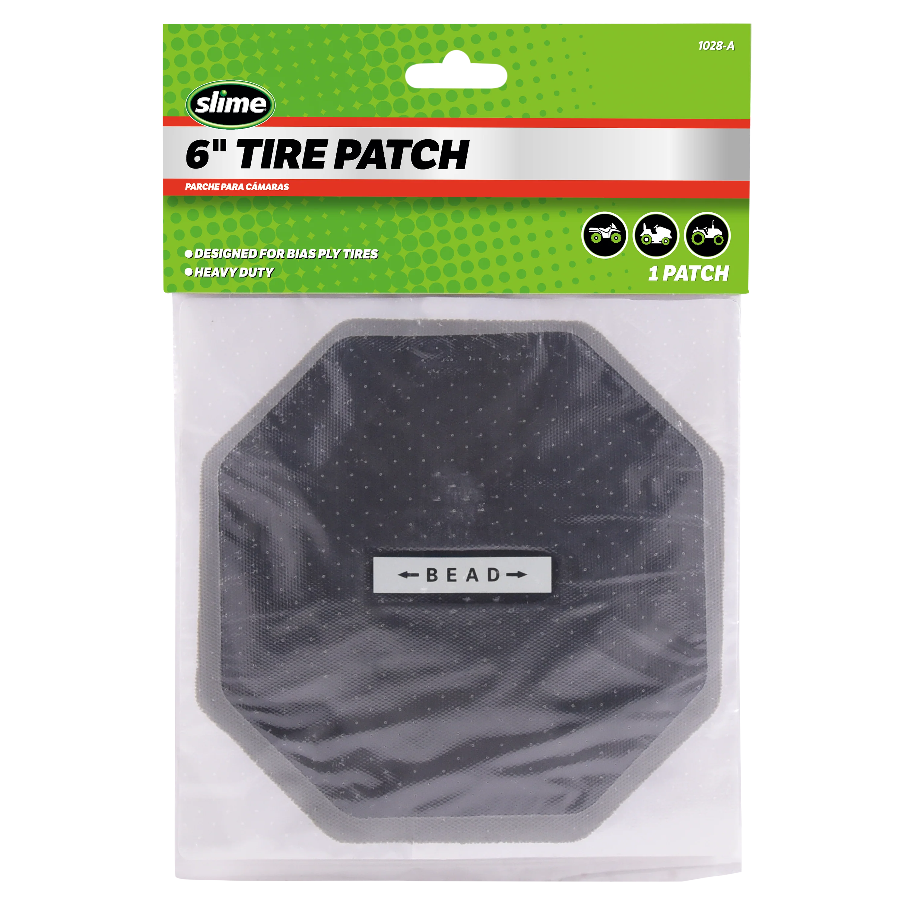 6" Heavy-Duty Bias Ply Tire Patch 3 6" Heavy-Duty Bias Ply Tire Patch