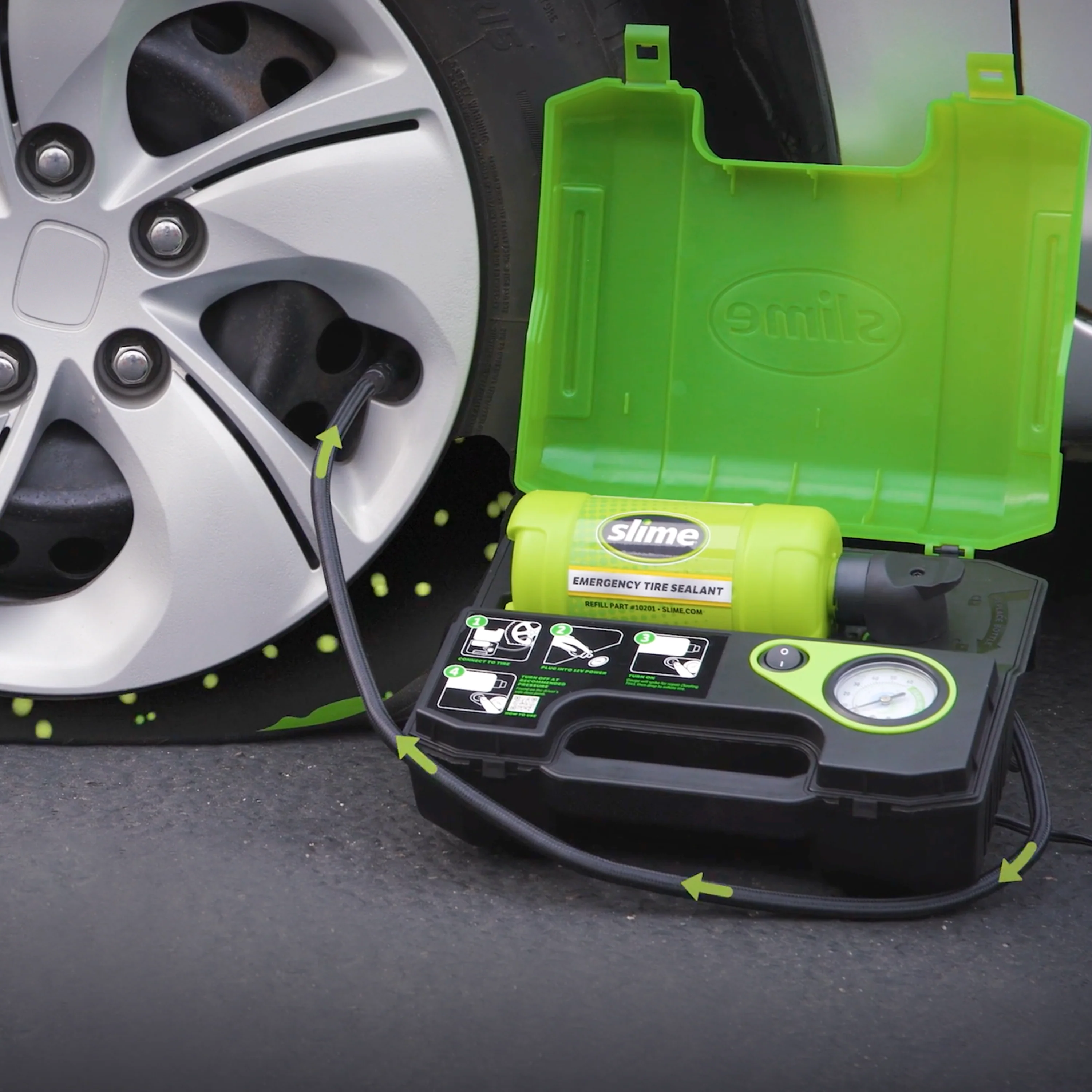 Smart Spair Ultra Car/Trailer Flat Tire Repair Kit