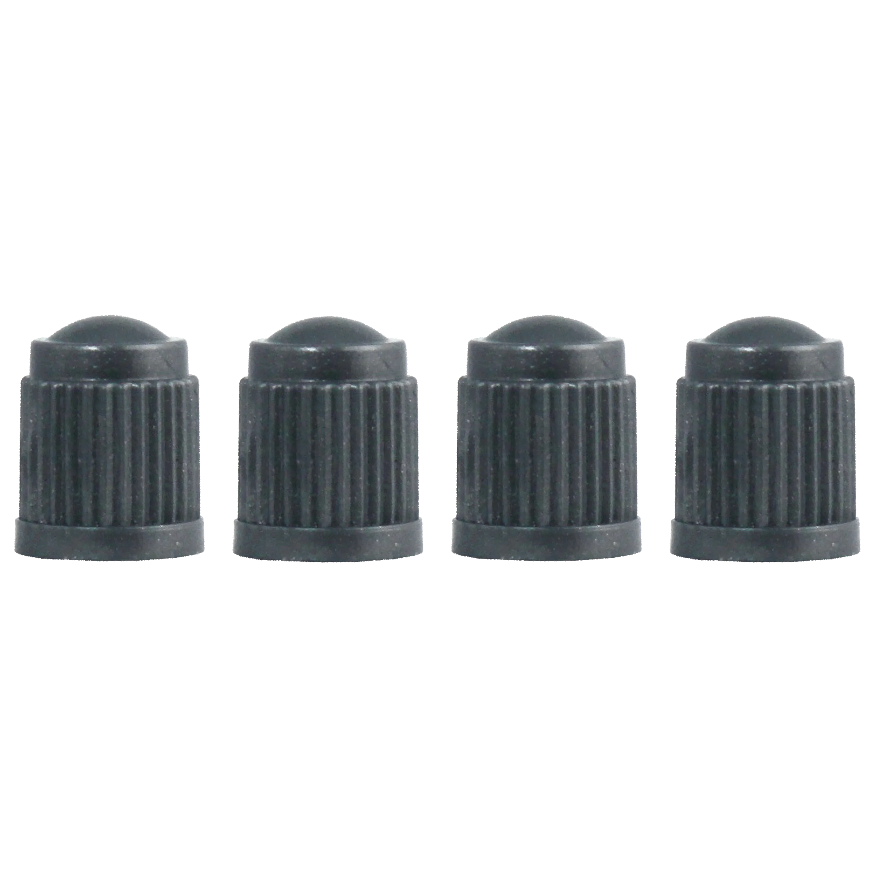 Gray Plastic Tire Valve Caps