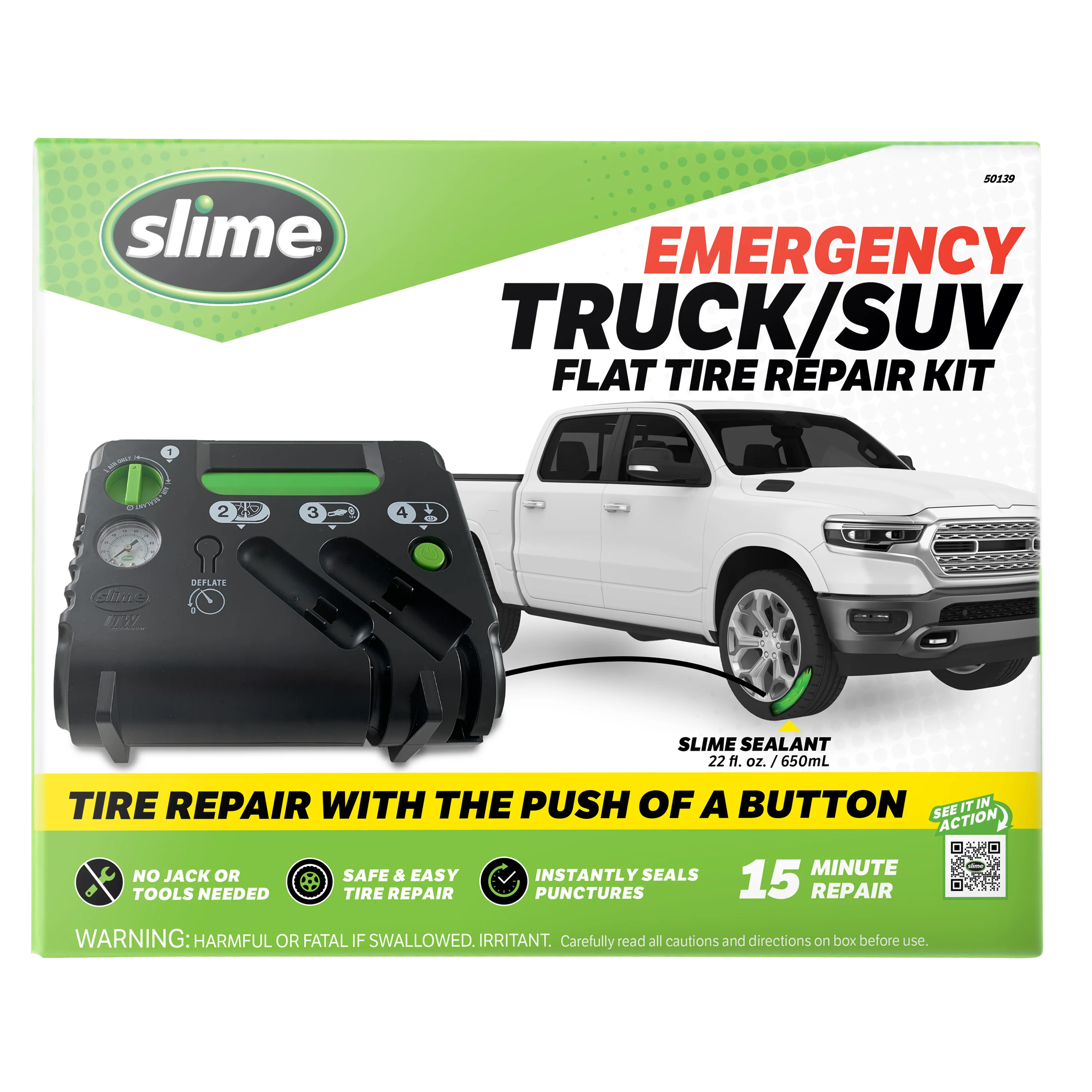 Flat Tire Repair Kit (Truck/SUV/Van)