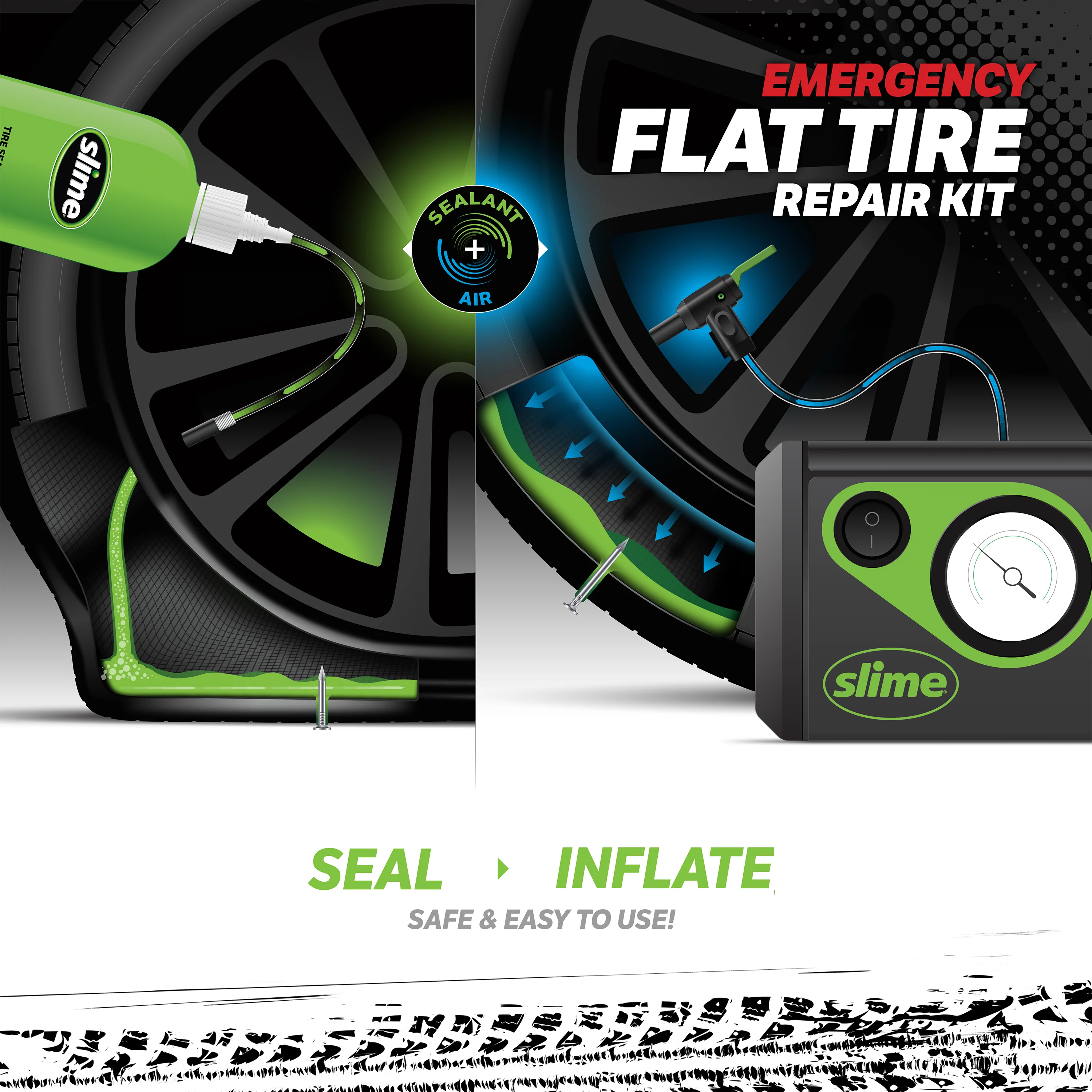Smart Spair Flat Tire Repair Kit