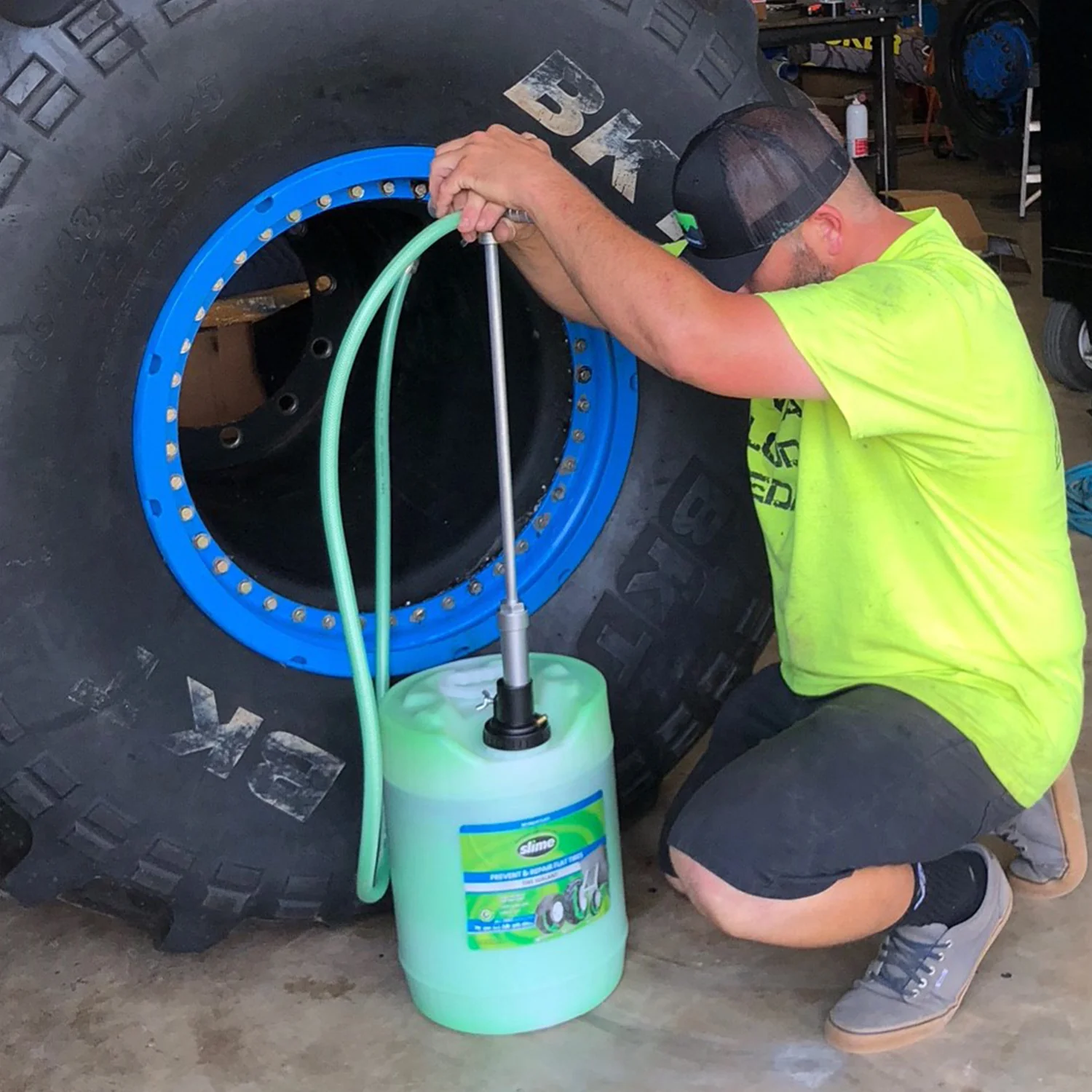 Aluminum Pump for 5 Gallon Sealant