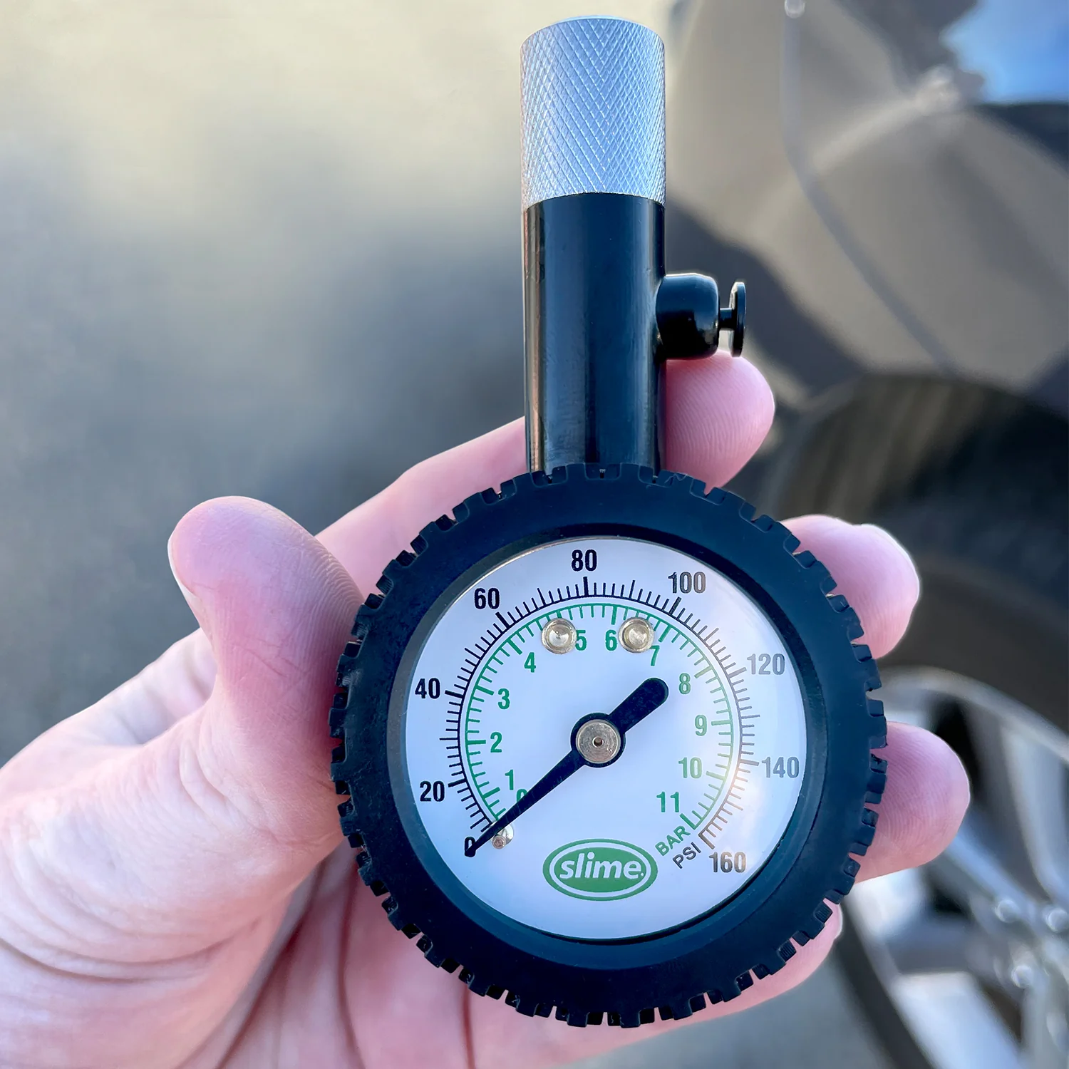 Airlock Dial High Pressure Tire Gauge (10-160 psi)